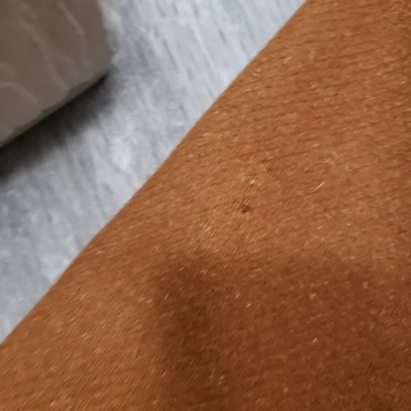 Fur Trimmed Women's Coat Suede - Picture 11 of 16